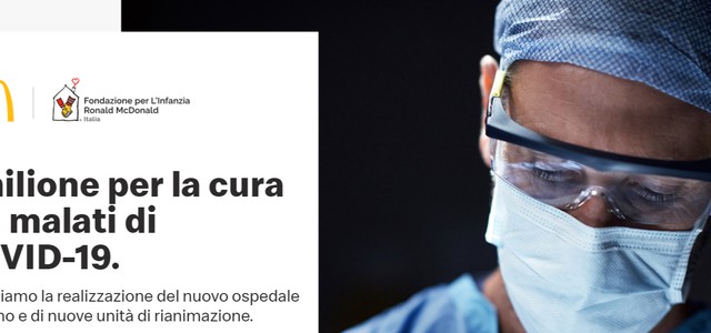 Solidarietà Covid-19: Mc Donald's dona un milione di euro. Partecipano anche i ristoranti calabresi di Pierluigi Monteverdi.