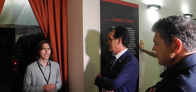Inaugurato il percorso immersivo ed interattivo nell’ambiente della trincea al Musmi 