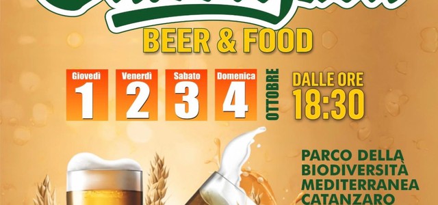 PER LA PRIMA VOLTA A CATANZARO ARRIVA "OKTOBER PARK": LA GRANDE FESTA DELLA BIRRA TRA TRADIZIONE BAVARESE, SAPORI REGIONALI E NATURA