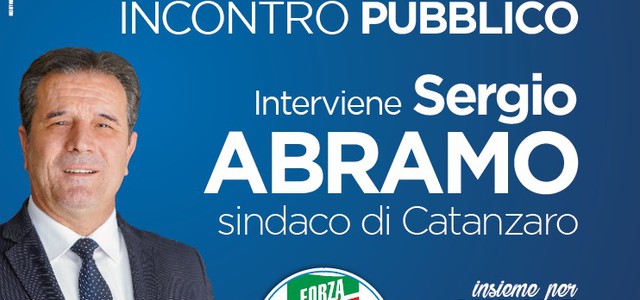 REGIONALI CALABRIA: ABRAMO A CORIGLIANO-ROSSANO PER SOSTENERE RUSSO