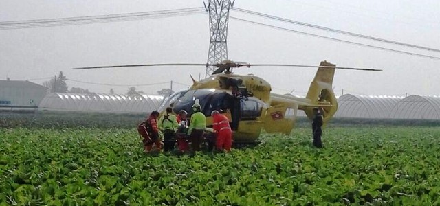 Operaio di una ditta di Lamezia cade da 5 metri nel bresciano
