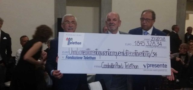 Il coordinamento di KR, CZ e VV alla convention nazionale dei Coordinatori TELETHON