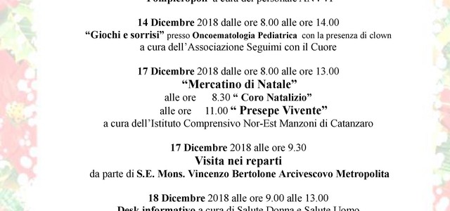 Ciaccio - De Lellis: ecco il programma delle attività natalizie