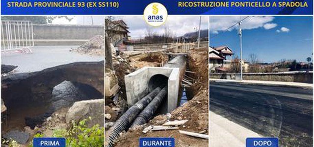 Ricostruito il ponticello dissestato dall'alluvione di ottobre.