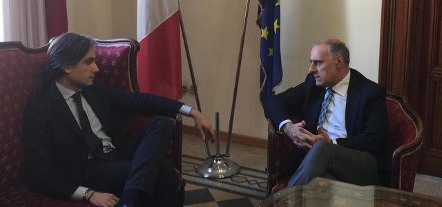 Il Sindaco Falcomatà accoglie a Palazzo San Giorgio il nuovo Questore Maurizio Vallone