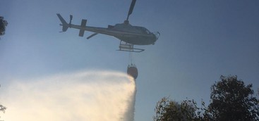 Venti incendi nel territorio regionale, al lavoro 16 squadre di Calabria Verde