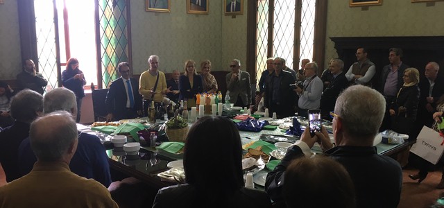 A Palazzo De Nobili festa per il pensionamento dell'ingegnere Quattromani