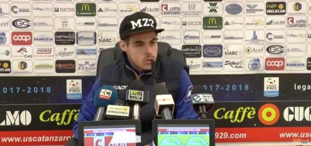Catanzaro-Paganese 1-1, Zanini: "Alla fine giusto il pari" (VIDEO)