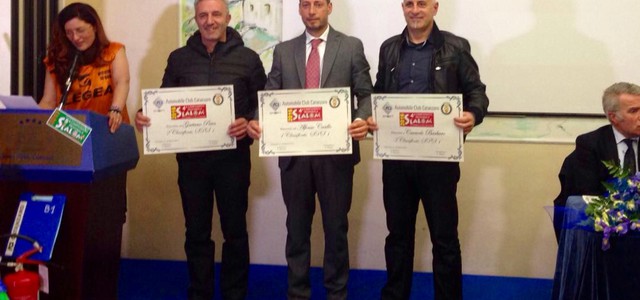 Premiati piloti del Campionato Regionale Slalom 2016 organizzata da Aci Catanzaro