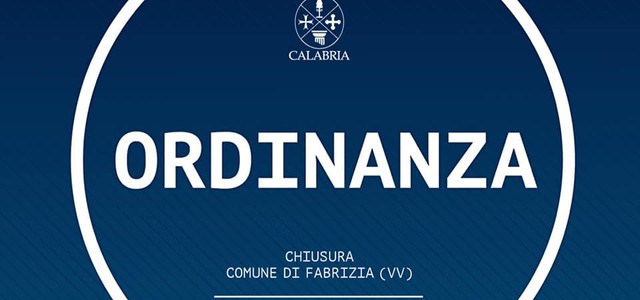 Coronavirus, Santelli chiude anche il comune di Fabrizia
