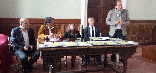 Lobello e Consolante alla presentazione di Open!