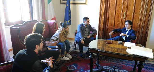 Falcomatà incontra i rappresentanti degli studenti dell’Ite Piria 
