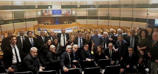 L'Ens al Parlamento Europeo a Bruxelles