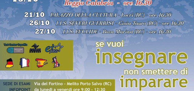 “Se vuoi INSEGNARE non smettere di IMPARARE!”, seminario a Reggio