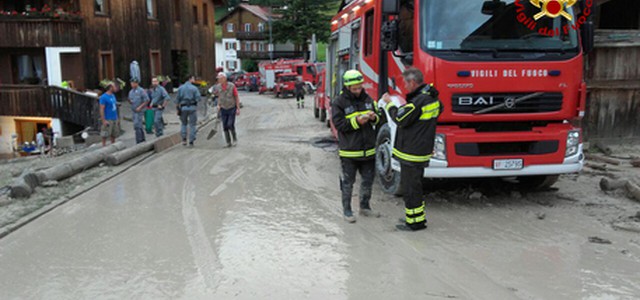 Bomba acqua a Cortina, un morto
