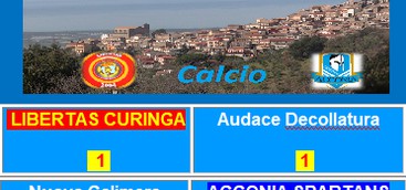 Curinga - Risultati Calcio della giornata odierna 25-11-2018 