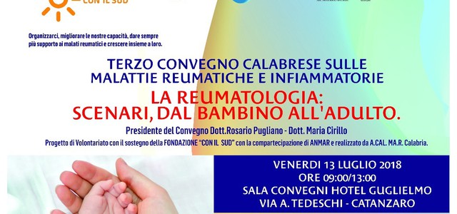 A Catanzaro il terzo Convegno Calabrese sulle malattie reumatiche