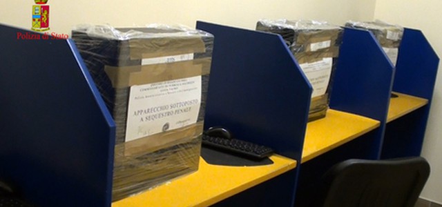 Scommesse non autorizzate, sequestrati pc