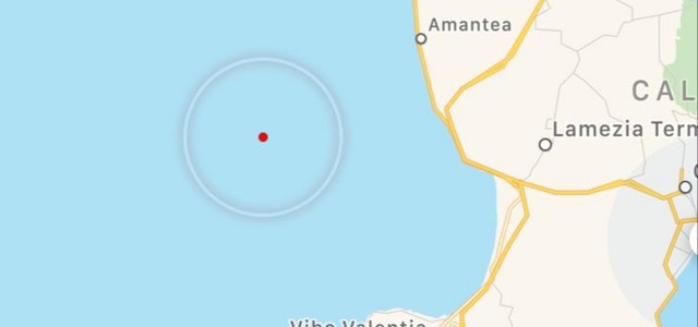 Ore 12: 40 Avvertito terremoto nel catanzarese
