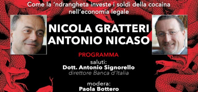 “Fiumi d’oro” alla Banca d’Italia: Gratteri e Nicaso presentano il libro