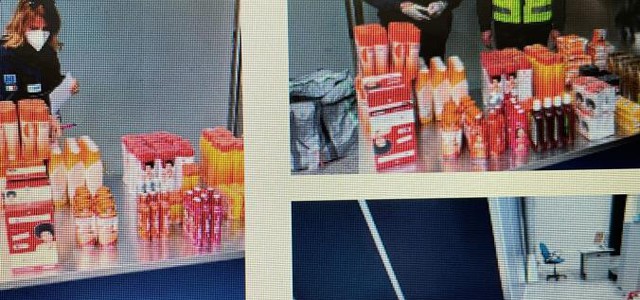 Lamezia Terme, sequestrate all'aeroporto 396 confezioni di cosmetici non sicuri: erano nascoste nei bagagli