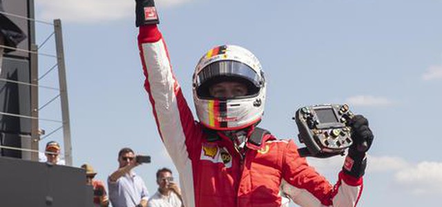F1: trionfo Ferrari al Gp di Silverstone,  Vettel: "Vincere qui è fantastico"