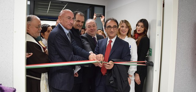 Inaugurato nuovo reparto Immunoematologia e Medicina Trasfusionale al "Pugliese-Ciaccio" (VIDEO)