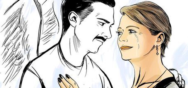 Vigile morto in eslposione edificio, artista dona disegno a sua madre