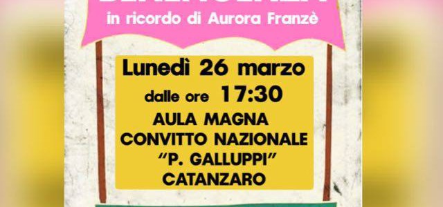 Al Convitto "Galluppi" un mercatino solidale in nome della piccola Aurora Franzé