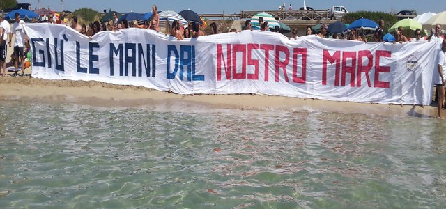 M5S: a Giovino “Giù le mani dal nostro mare”