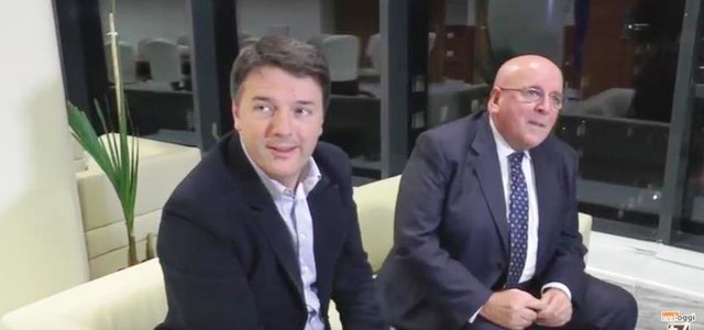 Renzi a Catanzaro: saluto ad Oliverio alla Cittadella (VIDEO)