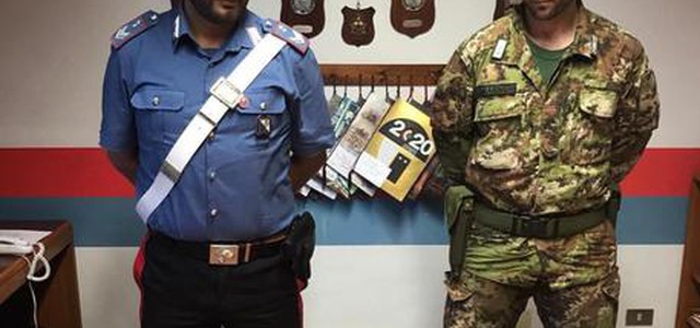 Un fucile, una pistola e munizioni trovate nel reggino