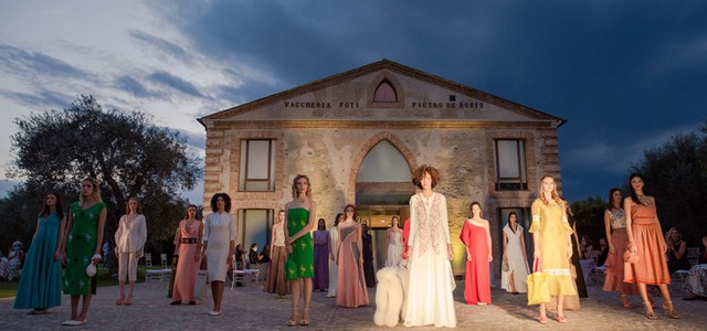La couture della maison Celestino sfila in Calabria