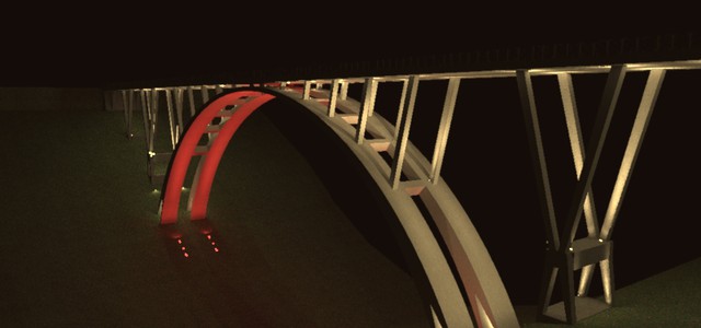 Nuova illuminazione architetturale a led per il Ponte Morandi