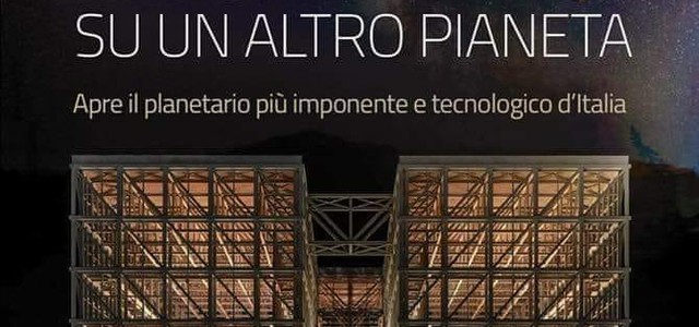 Cosenza. Grande attesa per l'inaugurazione del Planetario, sabato 6 aprile. Tutti con gli occhi al cielo!