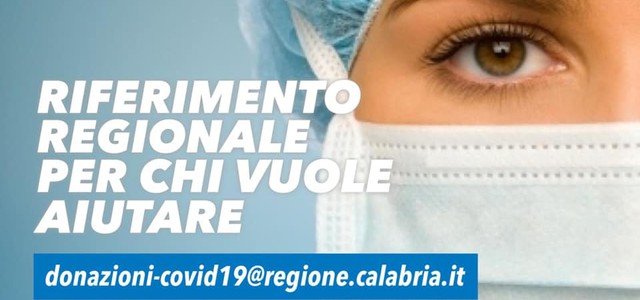Emergenza Coronavirus, un riferimento regionale per chi vuole aiutare