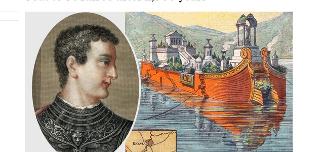 L'Arpacal a Nemi per partecipare alle ricerche della nave di Caligola. La notizia finisce sul Times 