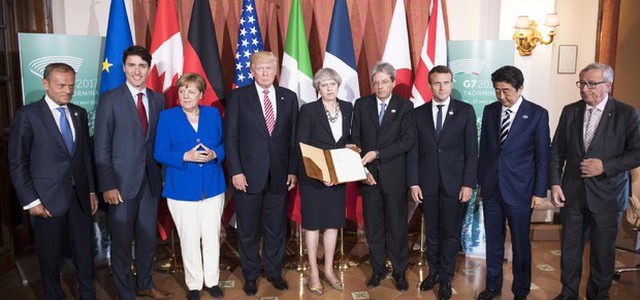G7 Taormina, confronto in salita tra leader. "Sul clima non c'è intesa, compromesso su migranti"