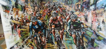 100°Giro d'Italia-Premiati i primi tre del concorso di pittura indetto dall'Amministrazione comunale