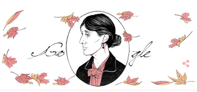 Virginia Woolf, Google la celebra con un doodle a 136 anni dalla nascita