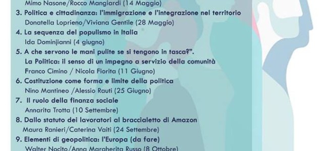 V incontro della Scuola di Formazione Politica