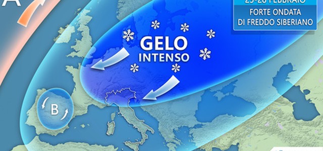 Pioggia e neve poi forte ondata di gelo siberiano: arriva il "Burian"