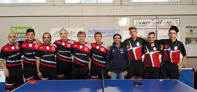 Tennistavolo Castrovillari sempre più certa della conquista della vetta 