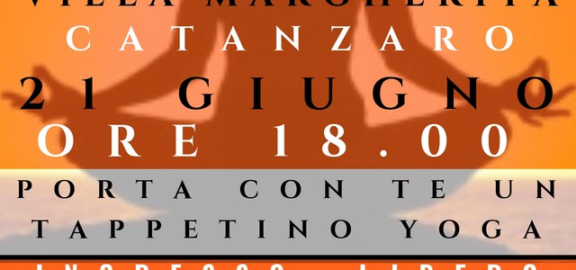 GIORNATA MONDIALE DELLO YOGA 2019 A CATANZARO