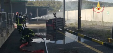 Simulazione di intervento per incidente nella sede Edison