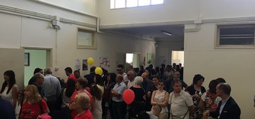 Abramo all'inaugurazione della nuova sede operativa polivalente dell’Unione italiana ciechi