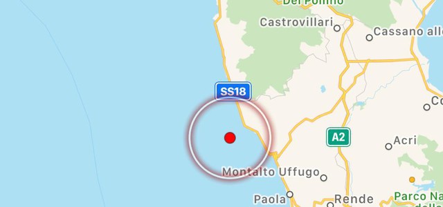 Trema ancora la terra in Calabria, due scosse stamane. Una di magnitudo 3.8