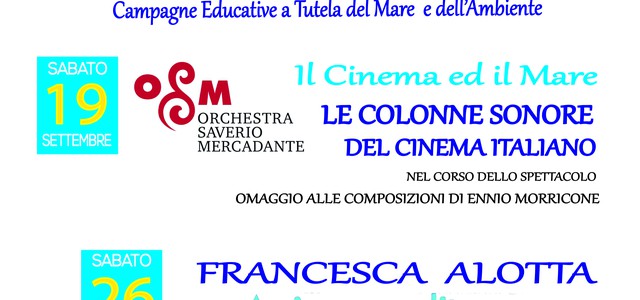 Sabato primo appuntamento a Praia a Mare- Bandiera Blu 2020-  tra Ambiente e Musica.