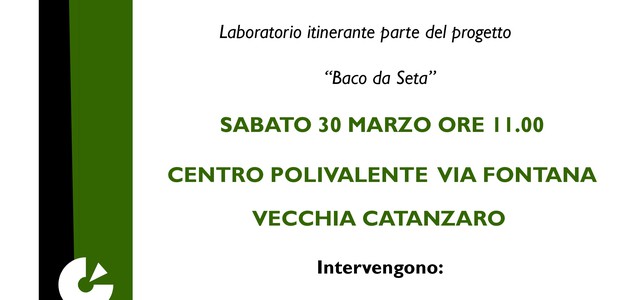 A Catanzaro torna " Trame di Seta". Sabato 30 marzo tappa straordinaria con gli alunni del "Galluppi"