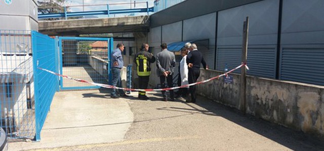 In fiamme cabina elettrica ospedale Cosenza
